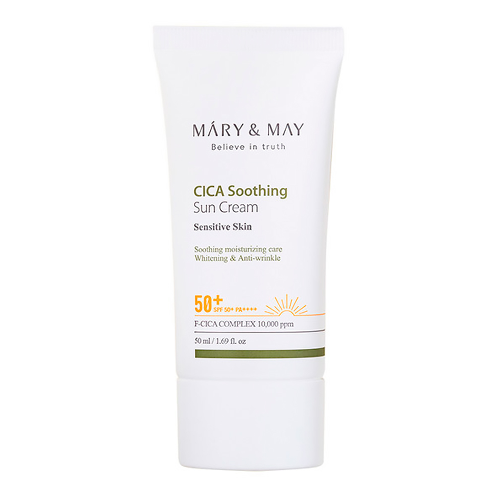 Mary & May CICA Soothing Sun Cream SPF50+ PA++++